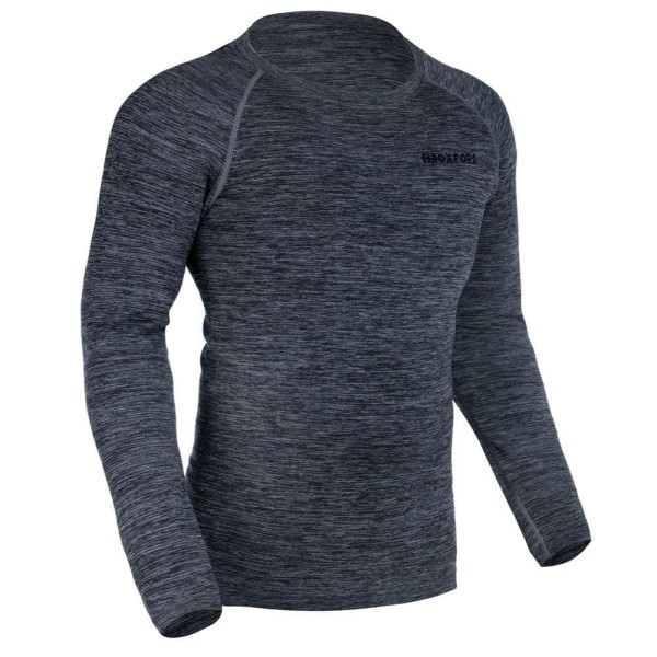 Oxford Oxford Advanced Base Layer MS Top Charcoal Marl